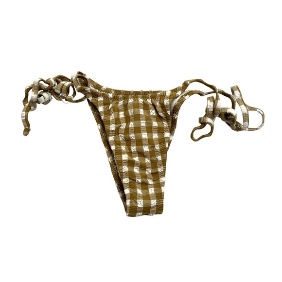 TEA YOU Iris Bikini Bottoms in Golden Oar - Picture 1 of 5